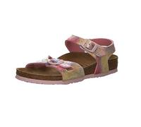 Birkenstock Jungen Mädchen Rio Knöchelriemchen Sandalen, Mehrfarbig (Water Color Multi Water Color Multi), 27 EU