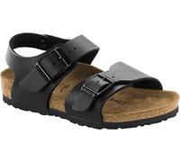 Birkenstock BK187603 Jungen Knöchelriemchen Sandalen, Schwarz (Noir Noir), 24 EU