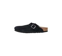Birkenstock Boston 1027067 Wildleder schwarz Damen Clog Slipper mit Schnalle 44
