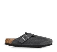 Birkenstock Boston BS 1031678 anthrazitgrauer Herren-Clog-Slipper mit Wildlederschnalle 45