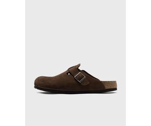 Birkenstock Boston BS Suede Leather men Sandals & Slides brown in Größe:44