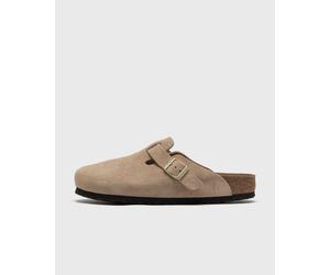 Birkenstock Boston BS Suede Leather women Casual Shoes brown in Größe:40
