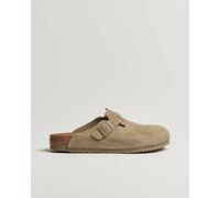 BIRKENSTOCK Boston Classic Footbed Faded Khaki Suede Beige 42