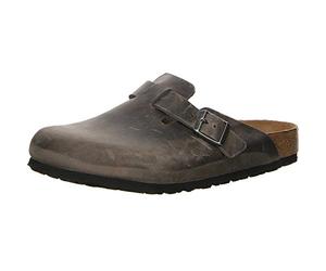 Birkenstock Boston Clogs für Erwachsene, Unisex, Stahl, 7.5 UK