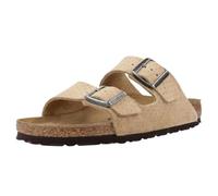 BIRKENSTOCK | Boston Embossed | New Beige | Leder | Weite: Normal | 1026948 | Damen Clogs (New Beige, EU Schuhgrößensystem, Erwachsene, Numerisch, M, 37)