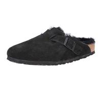 BIRKENSTOCK Classic Boston Lammfell 259881, Clogs, Schwarz (Schwarz 49), 42 EU (8 UK)