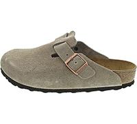 Clog Birkenstock Boston SFB Taupe Regular Suede Leather Unisex-Schuhgröße 39