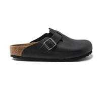 Birkenstock Boston Leather, Damen Sandalen Schwarz 41.5 EU