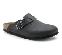 Birkenstock Boston Natural Leather, Oiled black (1) Schmal 39