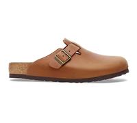 Birkenstock Leder-Clogs "Boston" in Hellbraun - Größe 37 | Damen Pantoletten