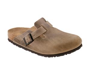 Birkenstock Boston Natural Leather Oiled Sandale (Größe 37, braun)
