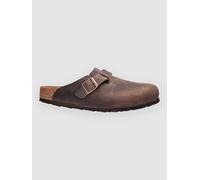 Birkenstock Boston Damen , Herren Clog Nubuckleder geölt 41, Normal, Habana