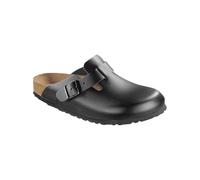 Birkenstock Classic Boston Leder, Unisex-Erwachsene Clogs, Schwarz (Schwarz), 40 EU