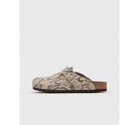 Birkenstock Boston Rivet Logo Suede Leather women Sandals & Slides grey in Größe:41