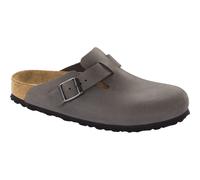 Birkenstock Boston SFB Oiled Leather Sandale (Größe 43, grau)