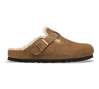 Birkenstock Boston Shear Velour Leather LAF dark tea (200) Normal 43