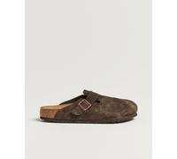 BIRKENSTOCK Boston Soft Footbed Mocca Suede Braun 45