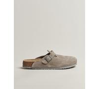 BIRKENSTOCK Boston Soft Footbed Stone Coin Suede Grau 45