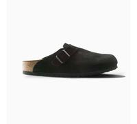 Birkenstock Schwarze Boston Wildleder Clogs