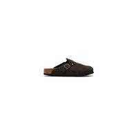 Birkenstock Boston Soft Footbed Suede Leather (Regular Fit) Braun 37