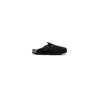 Birkenstock Boston Soft Footbed Suede Leather (Regular Fit) Schwarz 46