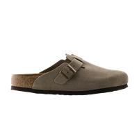 Birkenstock Boston Soft Footbed Suede Leather Unisex Taupe EU43