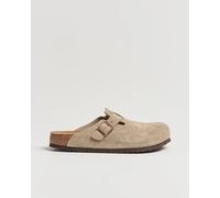 BIRKENSTOCK Boston Soft Footbed Taupe Suede Beige 40