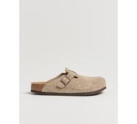 BIRKENSTOCK Boston Soft Footbed Taupe Suede Beige 44