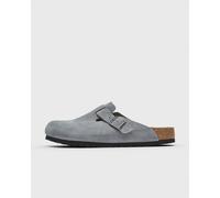 Birkenstock Boston Suede Leather (Regular Fit) Blau/Grau 45