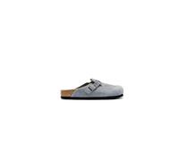 Birkenstock Boston Suede Leather (Regular Fit) Blau/Grau 39