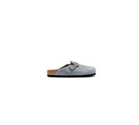 Birkenstock Boston Suede Leather - Regular "Stone Blue" - 43