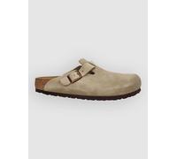 Birkenstock Boston Suede Leather Sandalen taupe Herren Gr. 40