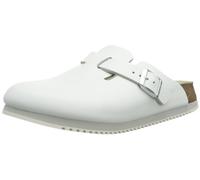 Birkenstock Clog Boston Super Grip, Naturleder, weiß, Weite schmal, Größe 41