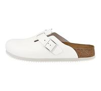 Birkenstock Boston Super Grip aus Naturleder - Herren und Damen Clogs Berufsschuh - Rutschhemmende Gummi-Eva-Sohle nach EN ISO 20347 - Anatomisch geformtes Kork-Latex-Fußbett
