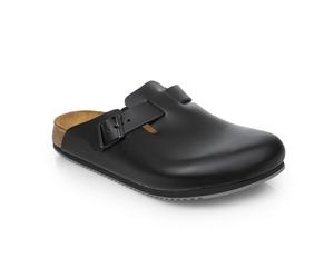 Birkenstock Boston Super Grip Clogs schwarz Größe 45