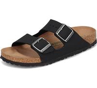 Birkenstock Rio Sandalen Mädchen Weiß/Lack Sandalen Schuhe, Veganes Schwarz, 40 EU