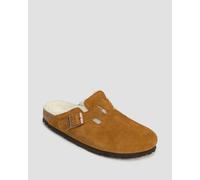 Birkenstock Boston Vl Laf Pantoletten 1001141-mink Braun 36