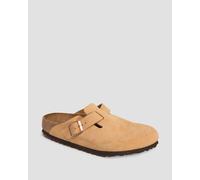 Birkenstock Boston Vl Narrow Pantoletten Für Damen In Beige 1026164-lc Beige 42