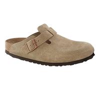 Birkenstock Boston Weichbettung Veloursleder Herren Sandalen (Beige 41 EU)