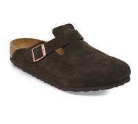 Birkenstock Boston Weichbettung Veloursleder Herren Sandalen (Braun 44 EU)