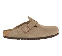 Birkenstock Boston Weichbettung Veloursleder Schmal Damen Sandalen (Beige 36 EU)