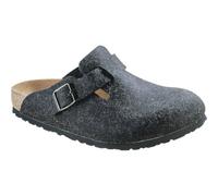 Birkenstock Boston Wool Narrow Hausschuhe Hüttenschuhe Lifestyle Größe 40 grau