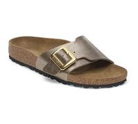 Birkenstock 1029416 Catalina Cushion Bunckle Taupe Sandalen für Damen mit niedrigem Keilabsatz, Taupe, 40 EU