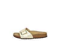 Birkenstock Damen Pantolette CATALINA CUSHION BUCKLE, offwhite, Gr. 38EU