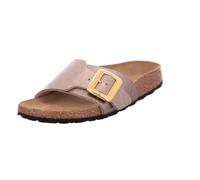 Birkenstock 1029416 Catalina Cushion Bunckle Taupe Sandalen für Damen mit niedrigem Keilabsatz, Taupe, 40 EU