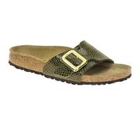 Birkenstock Shiny Snake Sage Damen 39 Birkenstock Catalina Cushion Buckle