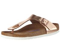 Birkenstock Classic 1005049 Gizeh Leder Softfootbed, Damen Zehentrenner, Braun (Metallic Copper), 36 EU (3.5 UK)