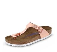 Birkenstock Classic 1005049 Gizeh Leder Softfootbed, Damen Zehentrenner, Braun (Metallic Copper), 36 EU (3.5 UK)