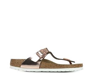 Birkenstock Classic 1005049 Gizeh Leder Softfootbed, Damen Zehentrenner, Braun (Metallic Copper), 36 EU (3.5 UK)