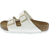 Birkenstock Classic 1005293 Arizona Birko-Flor, Damen Pantoletten, Weiß (Weiss Lack), 43 EU (9 UK)